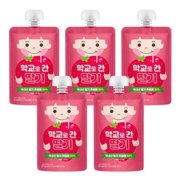 Combo 5 túi nước trái cây Aram Farm (từ 1 tuổi)