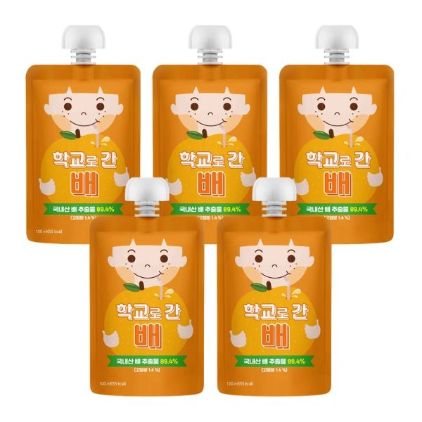 Combo 5 túi nước trái cây Aram Farm (từ 1 tuổi)