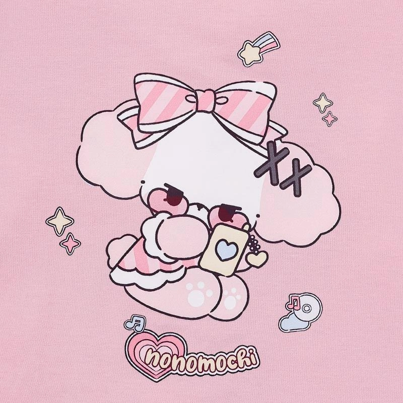 Đầm bé gái Pony Kids đuôi cá in cún màu hồng 6