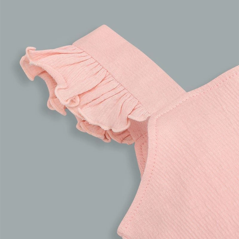 Đầm bé gái Pony Kids in thỏ màu hồng 4