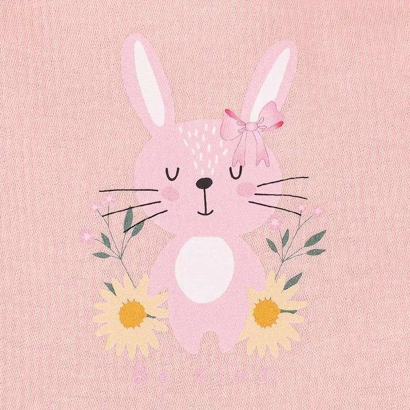 Đầm bé gái Pony Kids in thỏ màu hồng 6