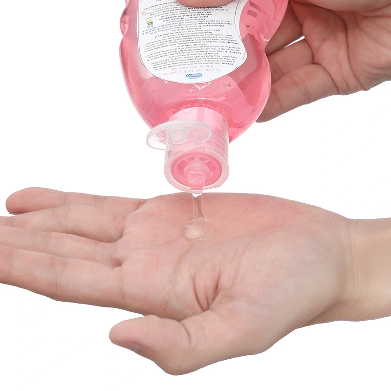 Dầu tắm & gội 2in1 cho bé Kodomo Pink Hanabaki tinh dầu hoa trà 200 ml (mọi độ tuổi) - Giao bao bì ngẫu nhiên 6