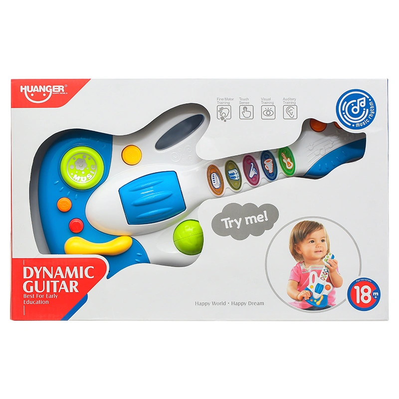 Đồ chơi đàn guitar âm nhạc Huanger 3LHE0503 3