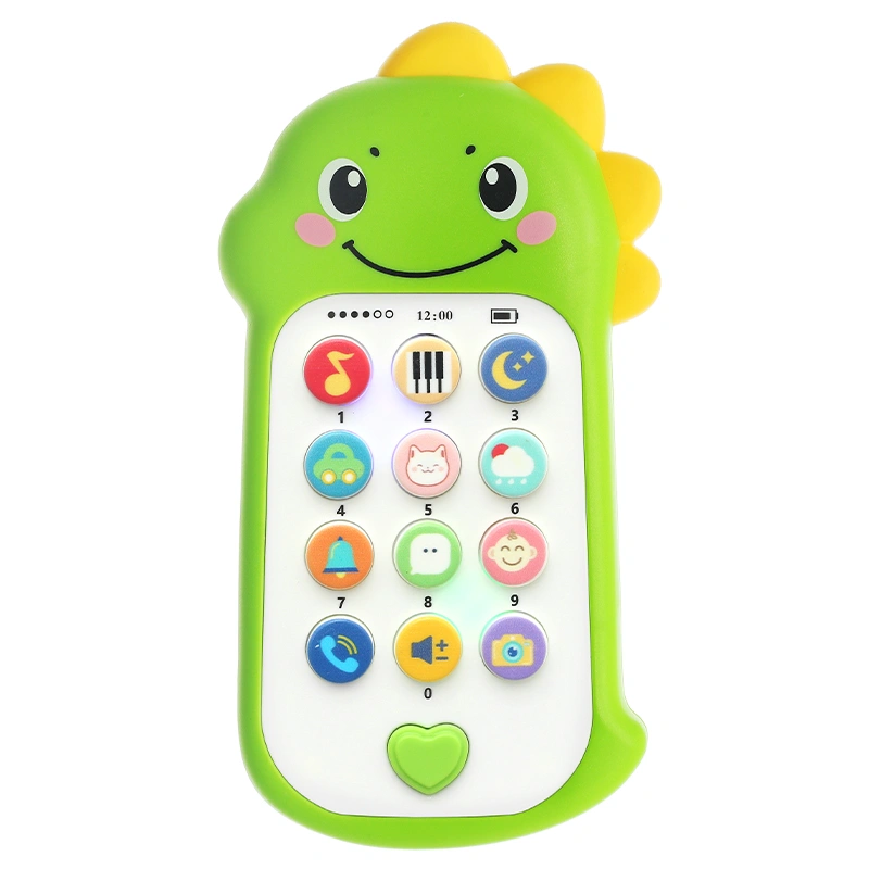 Đồ chơi điện thoại khủng long âm nhạc Huanger 3LHE0558 11