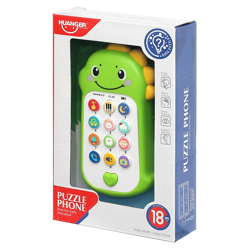 Đồ chơi điện thoại khủng long âm nhạc Huanger 3LHE0558 3