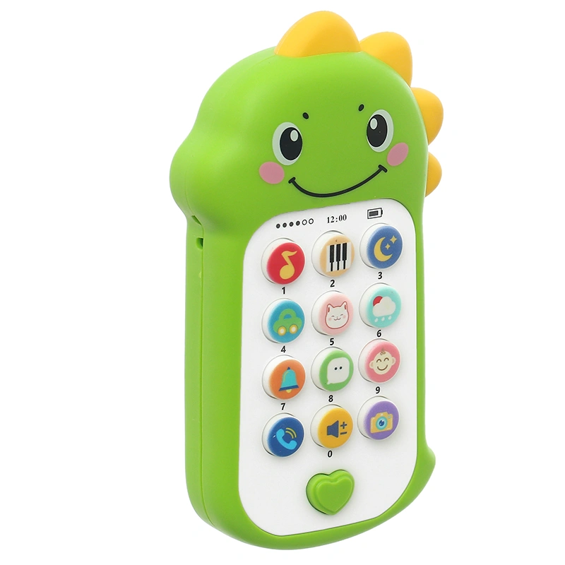 Đồ chơi điện thoại khủng long âm nhạc Huanger 3LHE0558 6