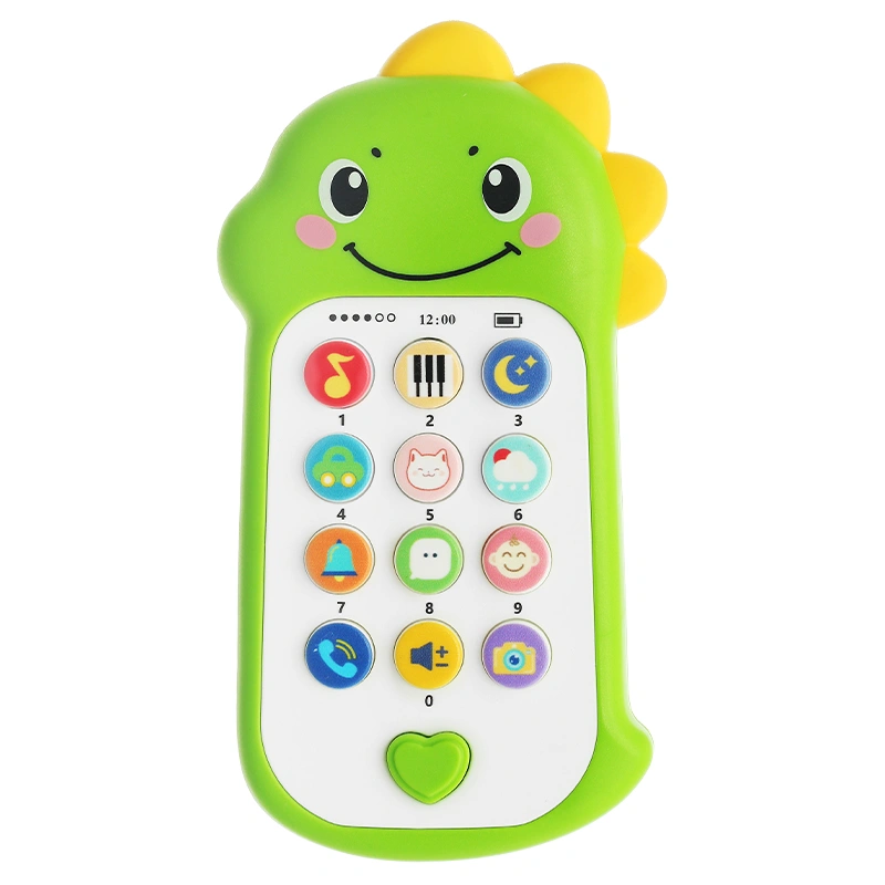 Đồ chơi điện thoại khủng long âm nhạc Huanger 3LHE0558 7