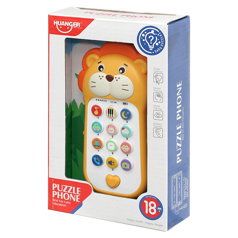 Đồ chơi điện thoại sư tử âm nhạc Huanger 3LHE0557 3