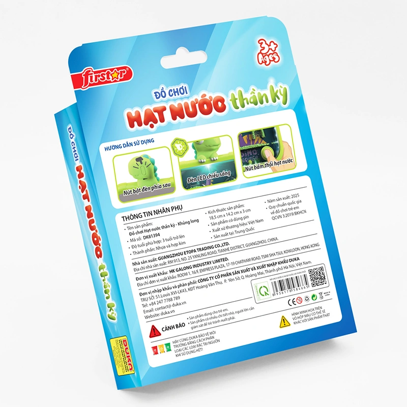 Đồ chơi hạt nước thần kỳ - Khủng long Firstar DK81394 2