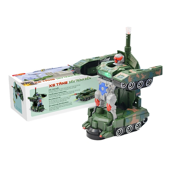 Đồ chơi mô hình robot biến hình xe tăng CRESTA DK81399 1
