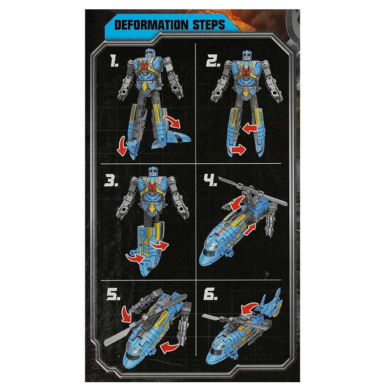 Đồ chơi robot biến hình máy bay 3L 3L168-36 12