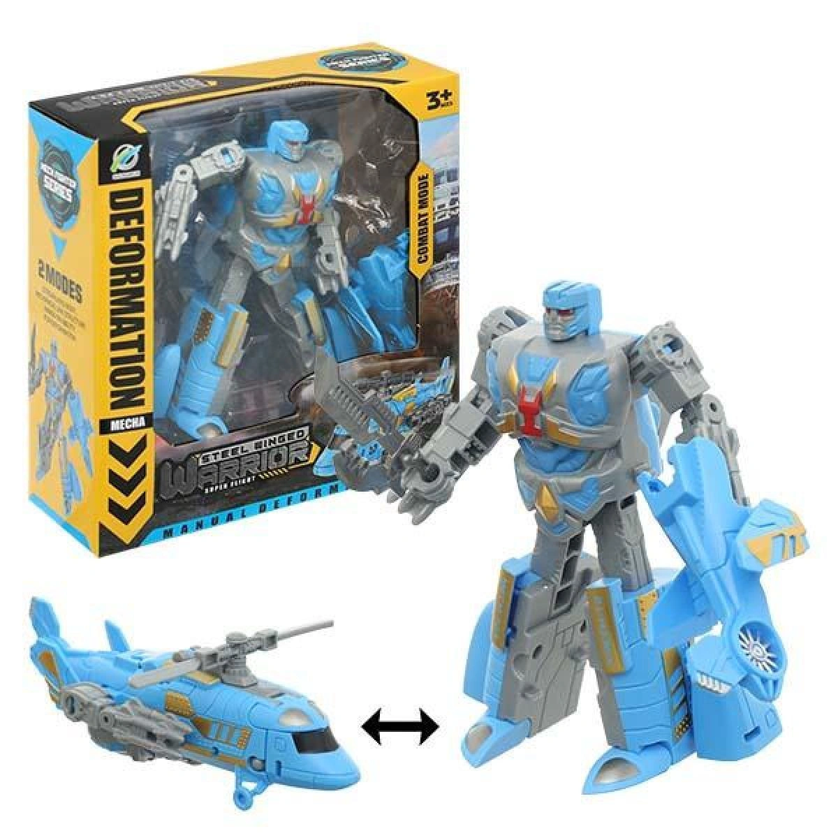 Đồ chơi robot biến hình máy bay 3L 3L168-36 1