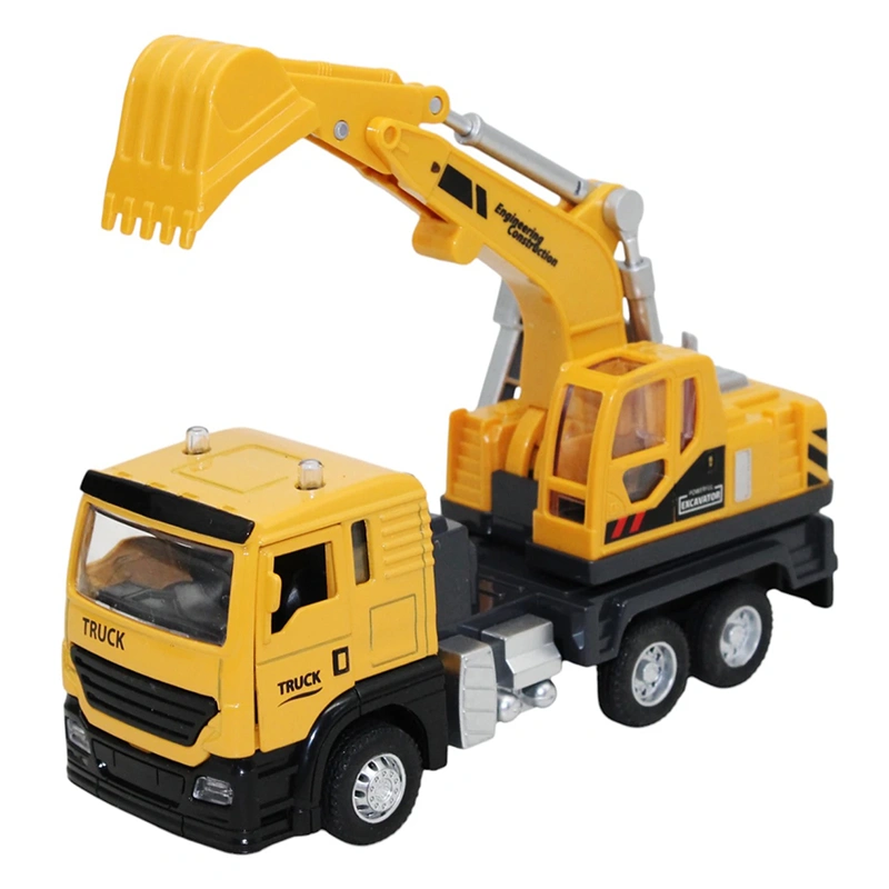 Đồ chơi xe xúc đất mô hình có đèn và âm thanh Vecto VT32K 2