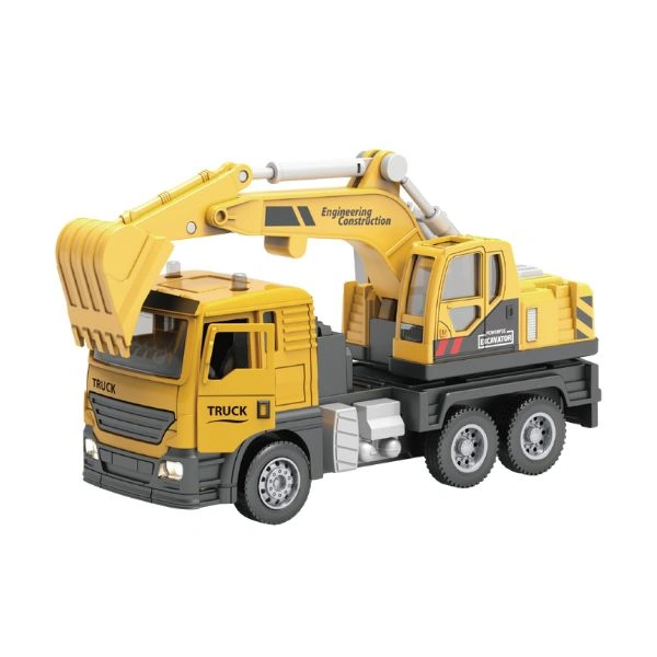 Đồ chơi xe xúc đất mô hình có đèn và âm thanh Vecto VT32K 1