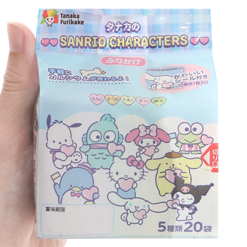 Gia vị rắc cơm 5 vị Tanaka Foods Hello Kitty túi 20 gói 40g (từ 1 tuổi) - Giao bao bì ngẫu nhiên 4