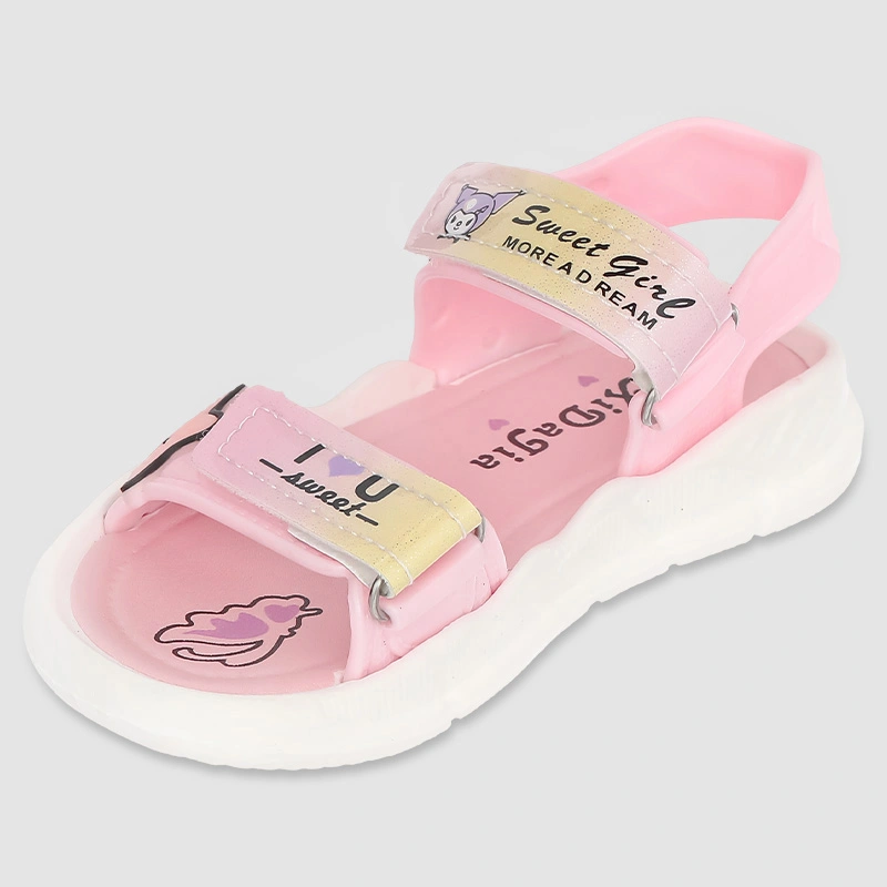 Giày sandal cho bé gái Á Châu Avakids AC76 màu hồng 3