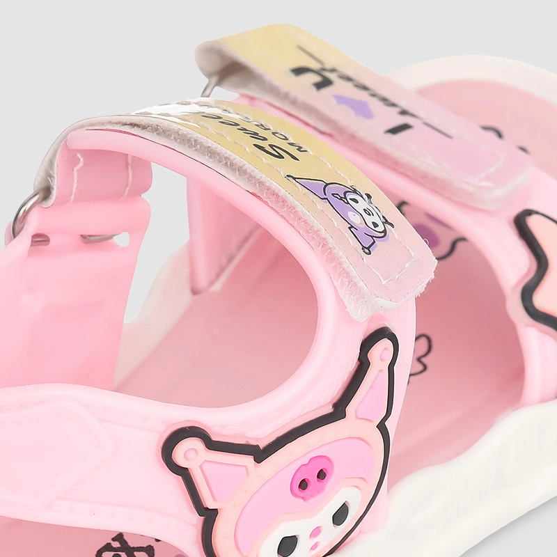 Giày sandal cho bé gái Á Châu Avakids AC76 màu hồng 7