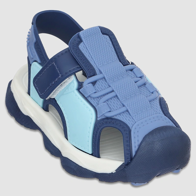 Giày sandal cho bé Á Châu Avakids AC77 màu xanh dương 2