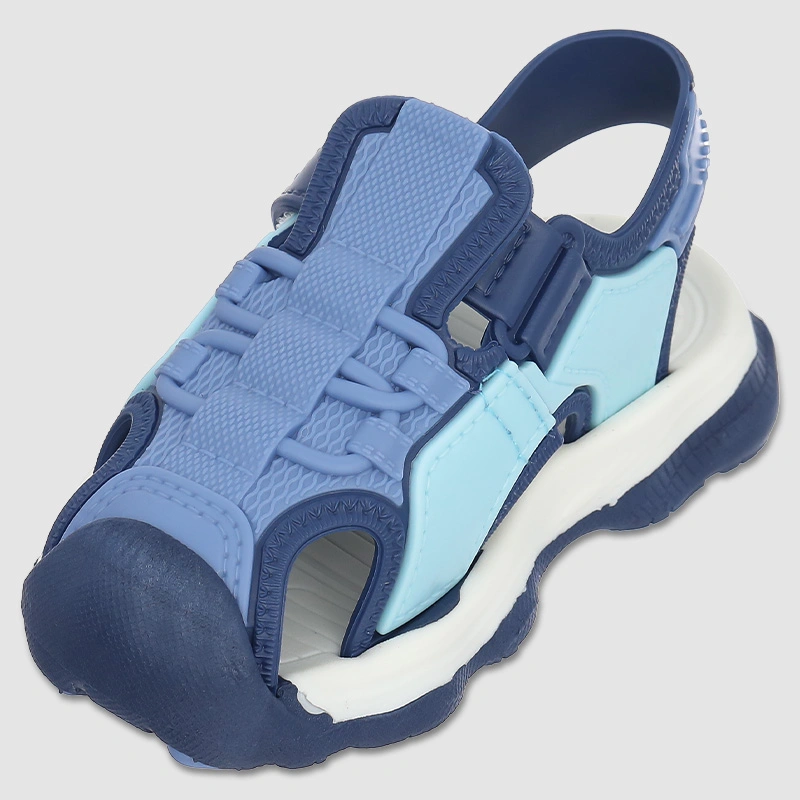 Giày sandal cho bé Á Châu Avakids AC77 màu xanh dương 3