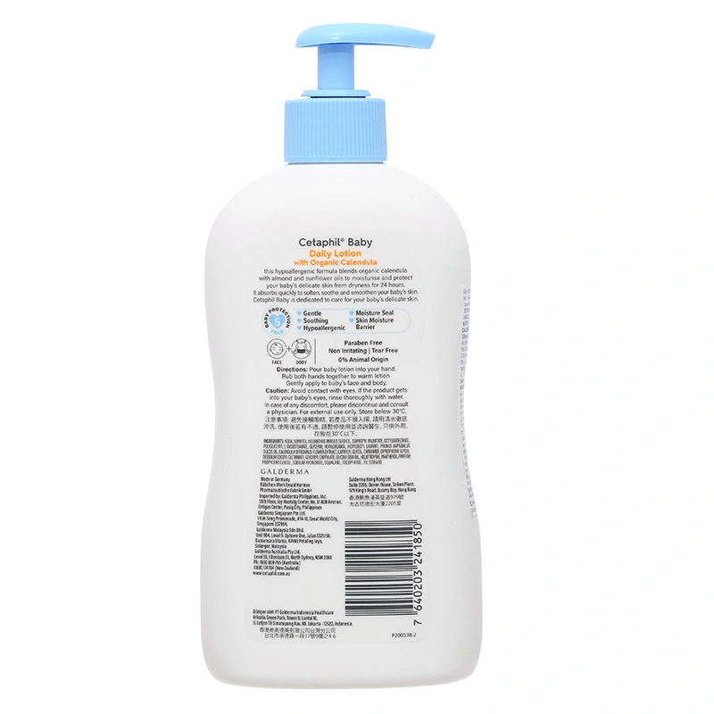 Kem dưỡng da chiết xuất bơ hạt mỡ cho bé Cetaphil Baby Daily Lotion 400 ml 6