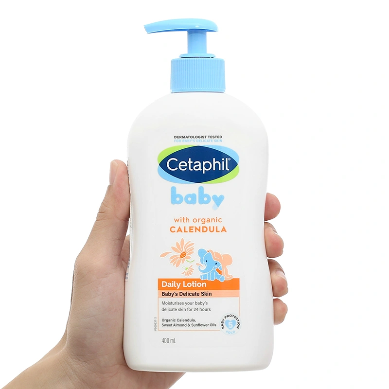 Kem dưỡng da chiết xuất bơ hạt mỡ cho bé Cetaphil Baby Daily Lotion 400 ml 8