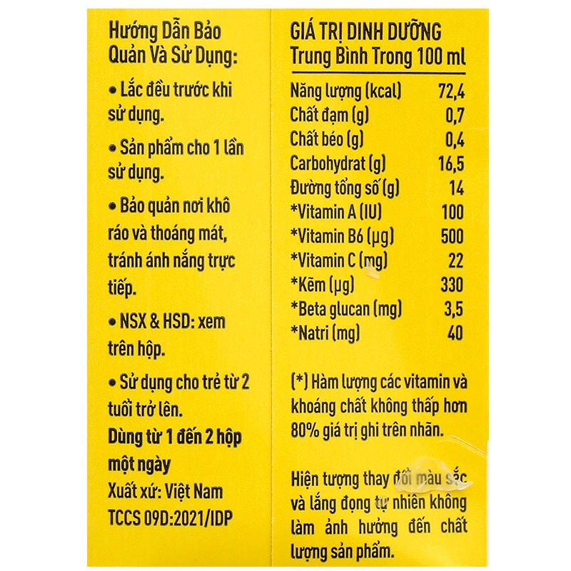 Lốc 4 hộp sữa trái cây LiF Kun hương trái cây nhiệt đới 180 ml (từ 2 tuổi) 11