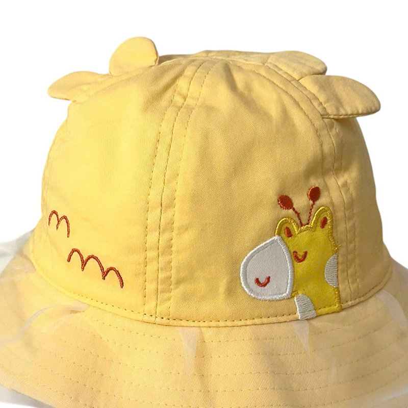 Nón vành cho bé Duy Ngọc 5838 màu vàng 3