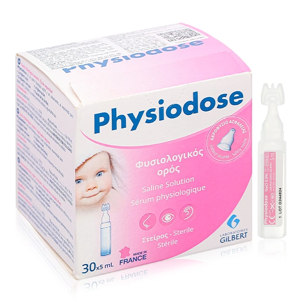 Nước muối sinh lý vệ sinh mắt mũi Physiodose