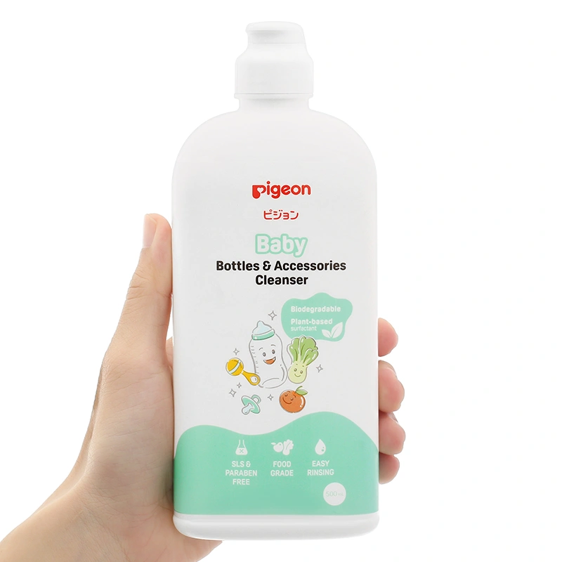 Nước rửa bình sữa Pigeon túi 450 ml gốc thực vật 7