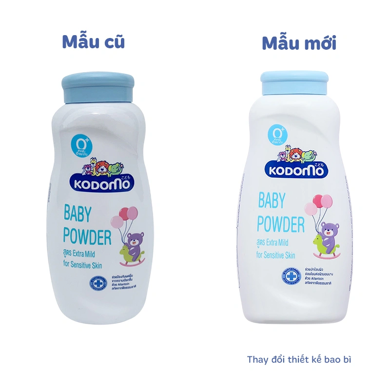 Phấn rôm cho bé Kodomo Extra Mild 160g - Giao bao bì ngẫu nhiên 2