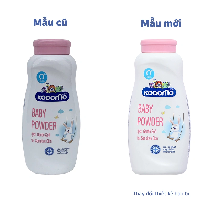 Phấn rôm cho bé Kodomo Extra Mild 160g - Giao bao bì ngẫu nhiên 10