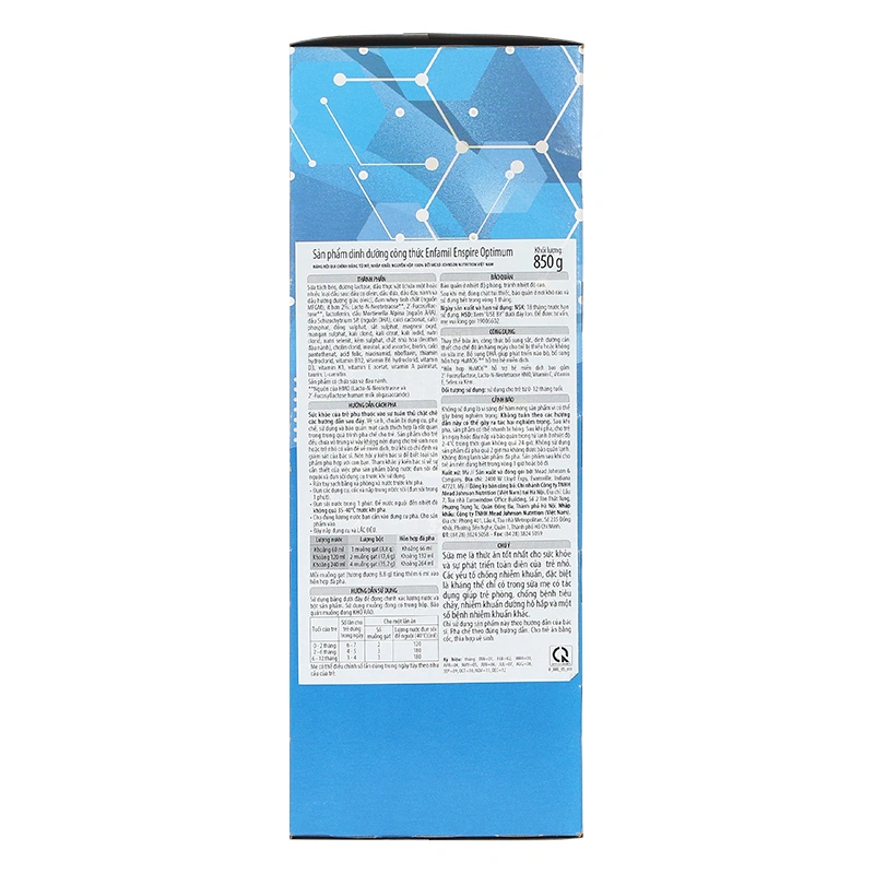 Sữa bột Enfamil Enspire Infant Formula 850g (0 - 12 tháng) - Mẫu mới 6