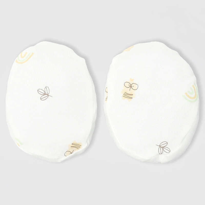Set nón, bao tay bao chân in hình đa sắc Lullaby NH511N màu trắng (0 - 3 tháng) 9