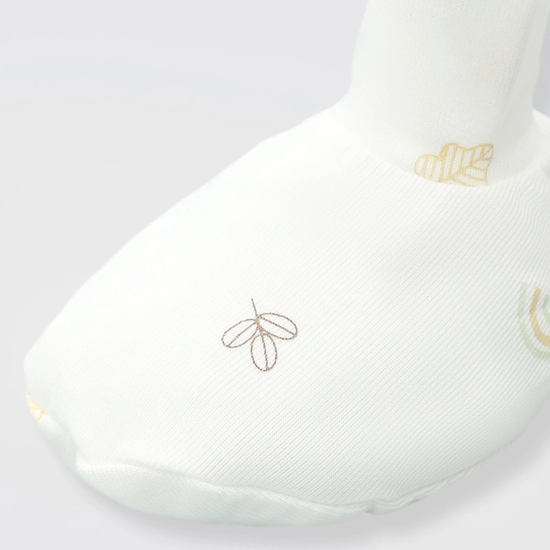 Set nón, bao tay bao chân in hình đa sắc Lullaby NH511N màu trắng (0 - 3 tháng) 11