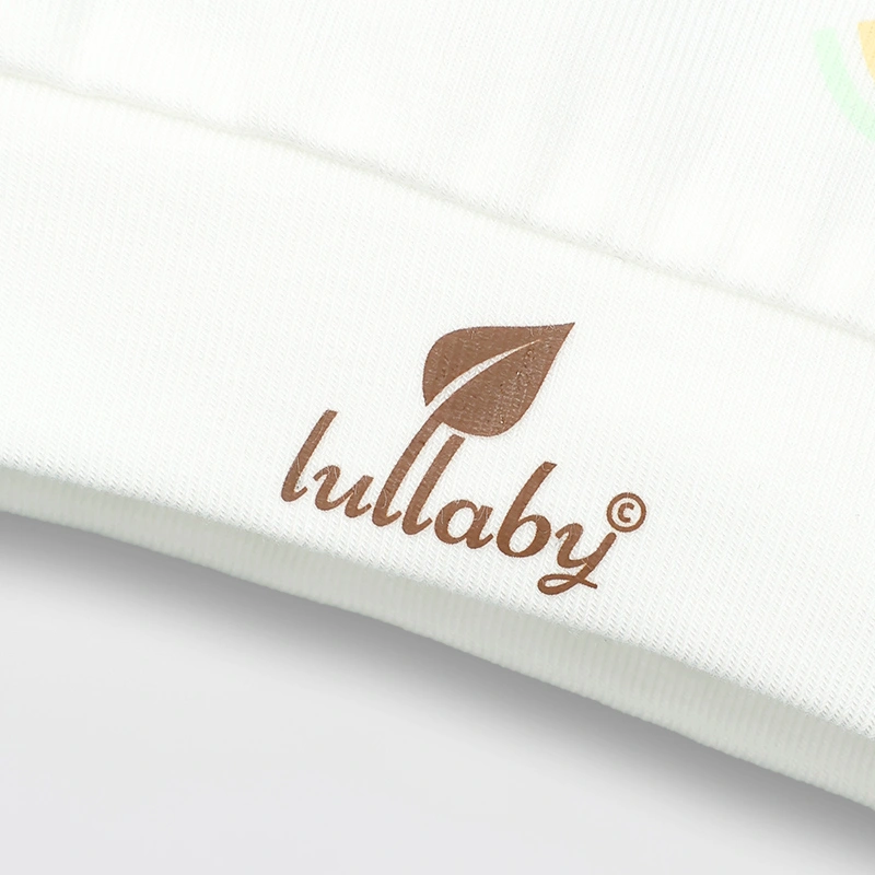 Set nón, bao tay bao chân in hình đa sắc Lullaby NH511N màu trắng (0 - 3 tháng) 4