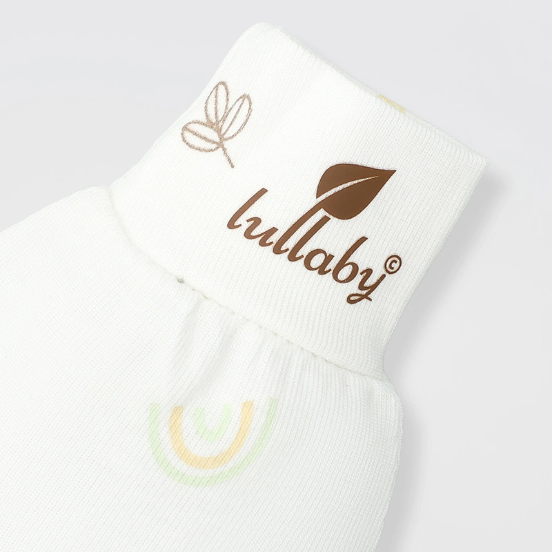 Set nón, bao tay bao chân in hình đa sắc Lullaby NH511N màu trắng (0 - 3 tháng) 7