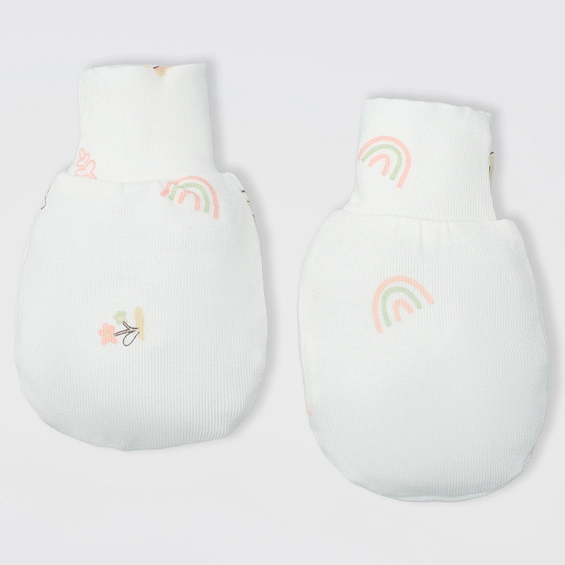 Set nón, bao tay bao chân in hình đa sắc Lullaby NH511N màu trắng (0 - 3 tháng) 31