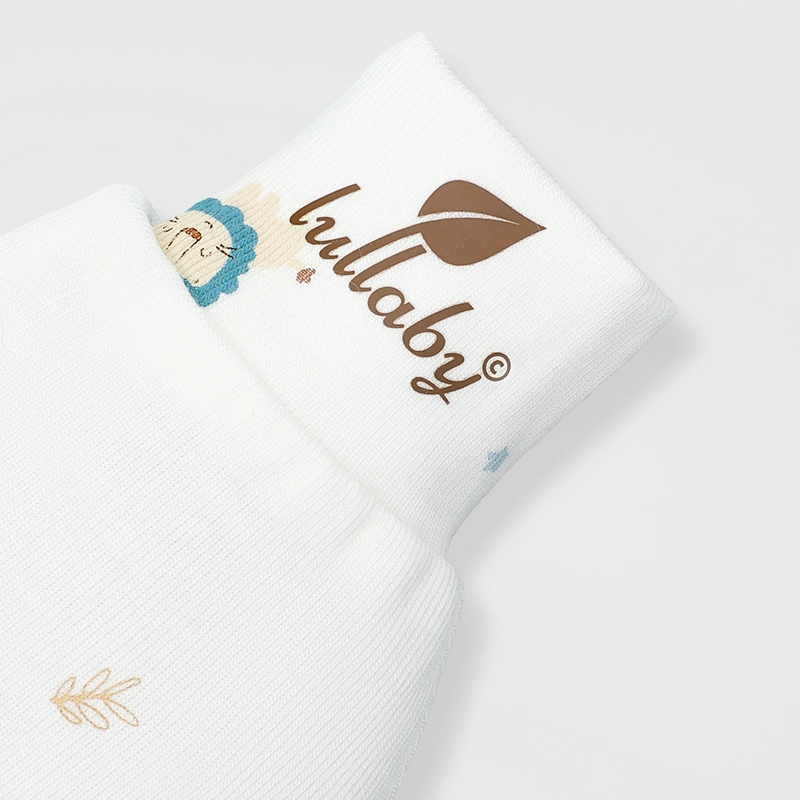 Set nón, bao tay bao chân in hình đa sắc Lullaby NH511N màu trắng (0 - 3 tháng) 19