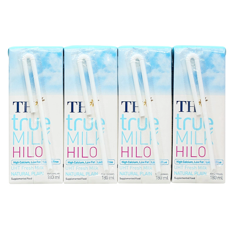 Lốc 4 hộp sữa tươi tiệt trùng TH true MILK Hilo không đường 180 ml (từ 1 tuổi) 17
