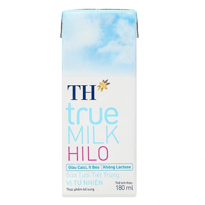 Lốc 4 hộp sữa tươi tiệt trùng TH true MILK Hilo không đường 180 ml (từ 1 tuổi) 19