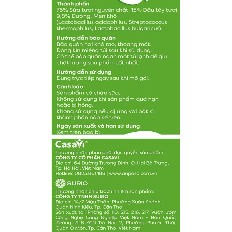 Sữa chua khô sấy thăng hoa vị chuối Anpaso hộp 20g (từ 8 tháng) 16