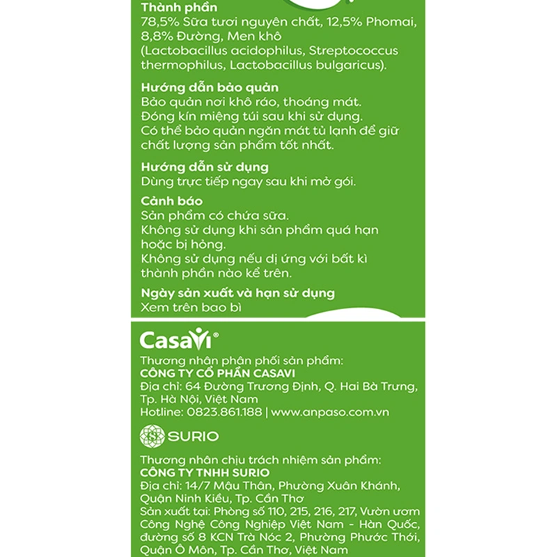 Sữa chua khô sấy thăng hoa vị chuối Anpaso hộp 20g (từ 8 tháng) 8