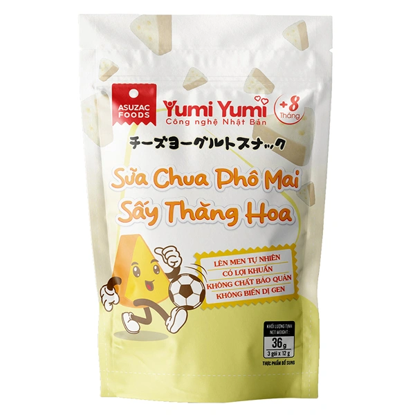 Sữa chua khô sấy thăng hoa vị phô mai Yumi Yumi