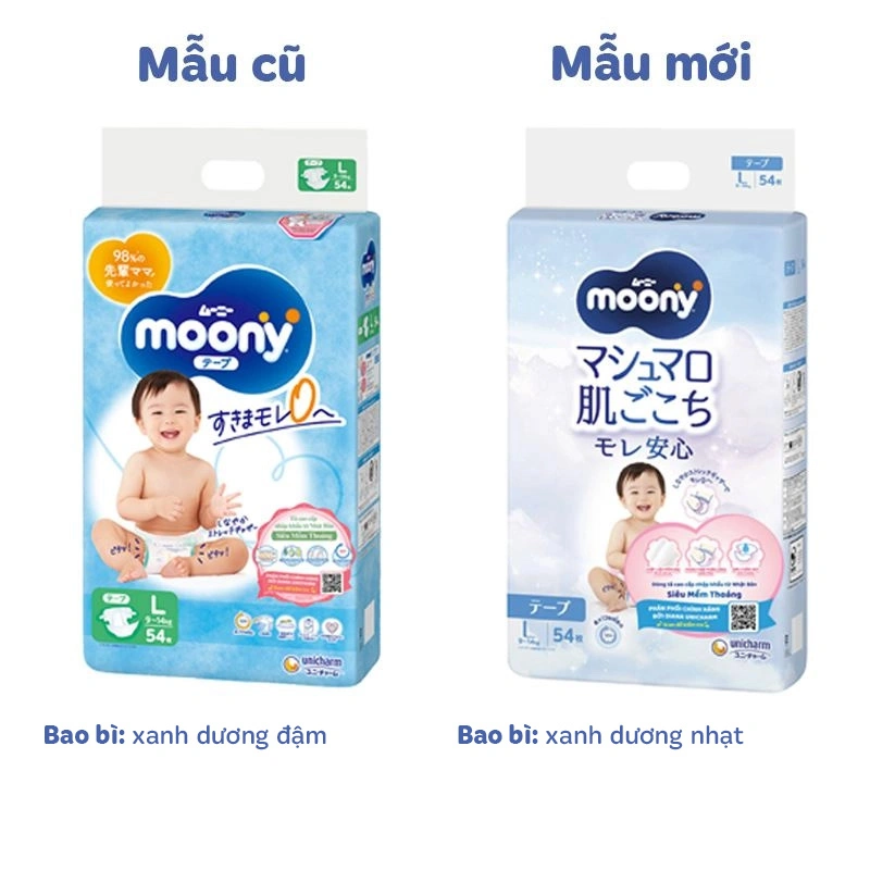 Tã dán Moony size NB 90 miếng (Dưới 5 kg) 9