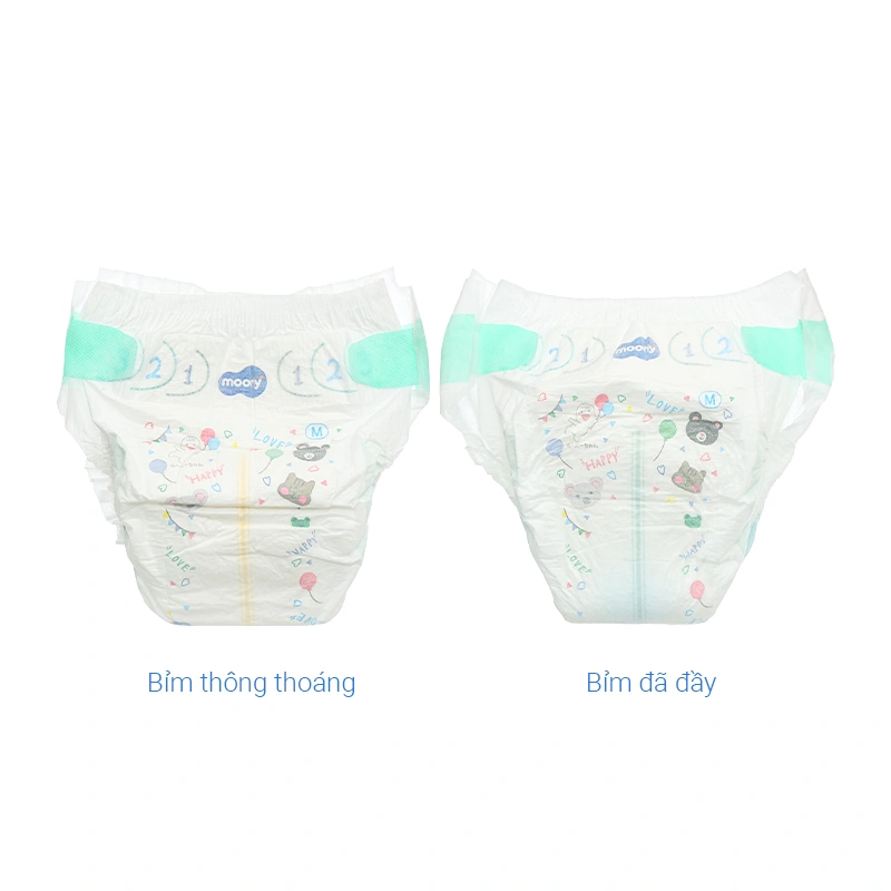 Tã dán Moony size NB 90 miếng (Dưới 5 kg) 33