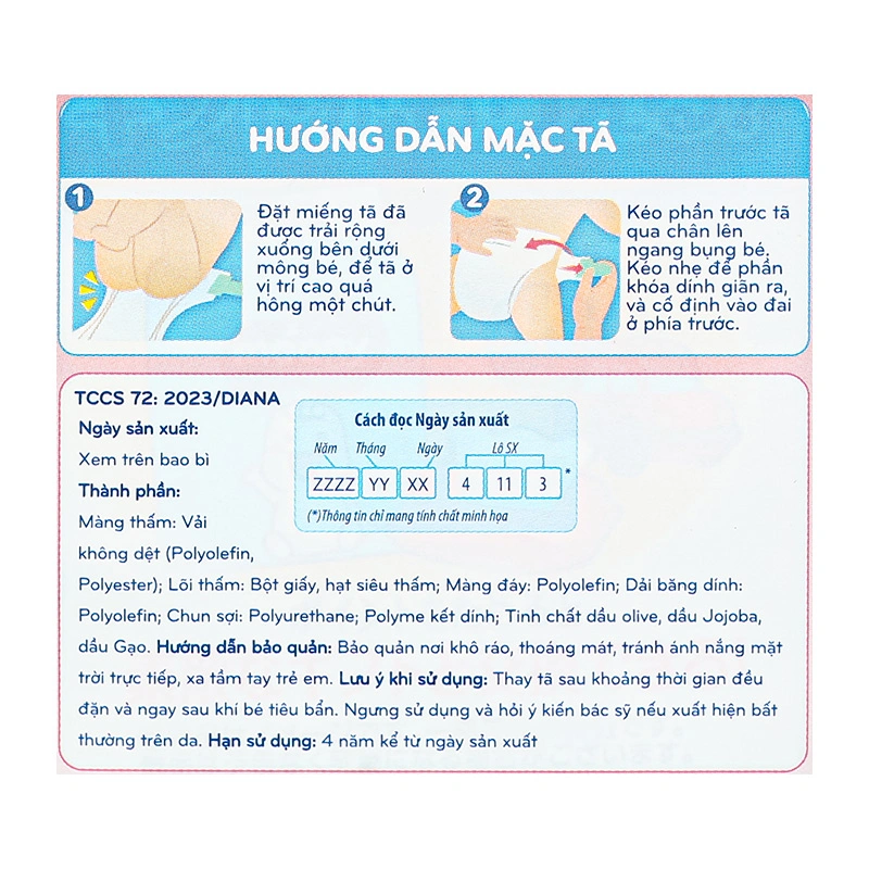 Tã dán Moony size NB 90 miếng (Dưới 5 kg) 34