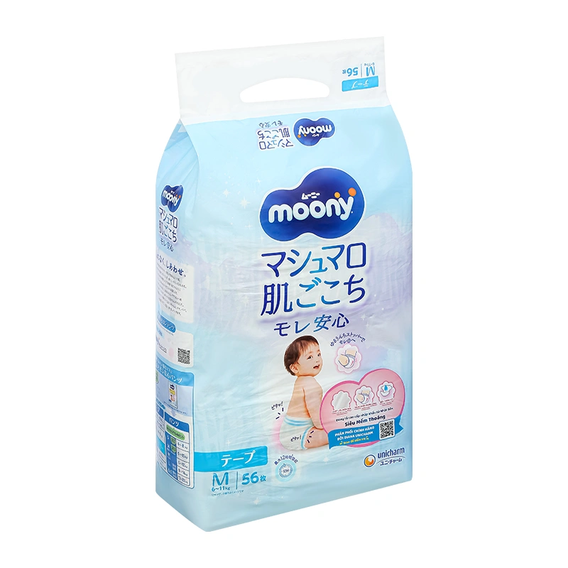 Tã dán Moony size NB 90 miếng (Dưới 5 kg) 24
