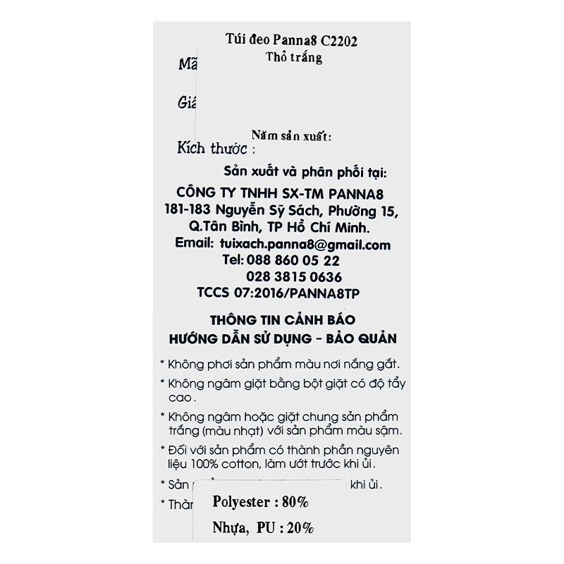 Túi đeo cho bé mẫu giáo Tbwin PANNA8 thỏ C2202 hồng 24