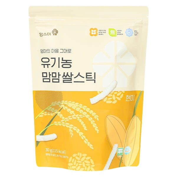 Bánh gạo lứt ăn dặm MOMSMI vị truyền thống