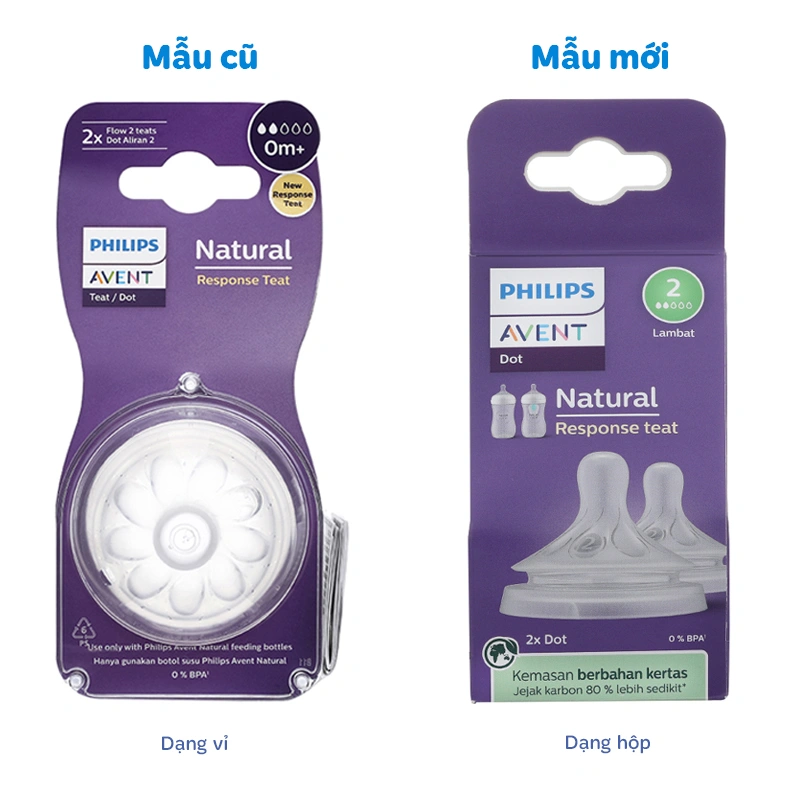 Bộ 2 núm ti Philips Avent SCY966/12 cổ rộng size 6 (từ 9 tháng) - Giao bao bì ngẫu nhiên 22